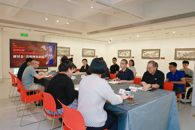 &ldquo;信仰长歌&rdquo;纪念红军长征胜利90周年暨弘扬长征精神作品巡展首展在岭南画派纪念馆开幕(图10)